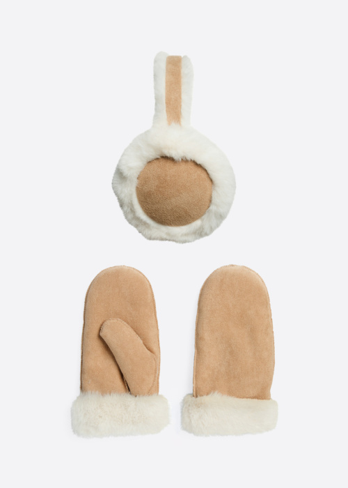 Pieces šilti ausinės ir pirštinės Juvi