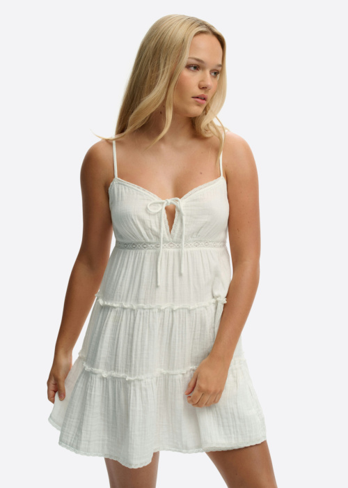 SuperDry suknelė Cheesecloth