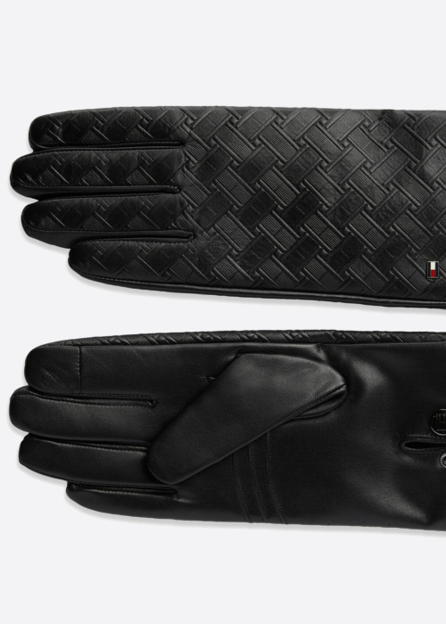 Tommy Hilfiger žieminės pirštinės Flag Embossed