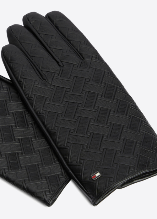 Tommy Hilfiger žieminės pirštinės Flag Embossed