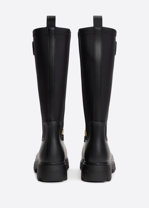 Tommy Hilfiger guminiai batai Stamp Warm Knee
