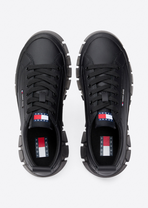 Tommy Jeans laisvalaikio bateliai Vulc Flatform Leather