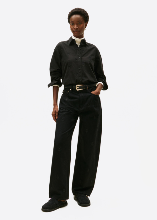 Tommy Hilfiger sandalai Buckle Fur Suede Mule