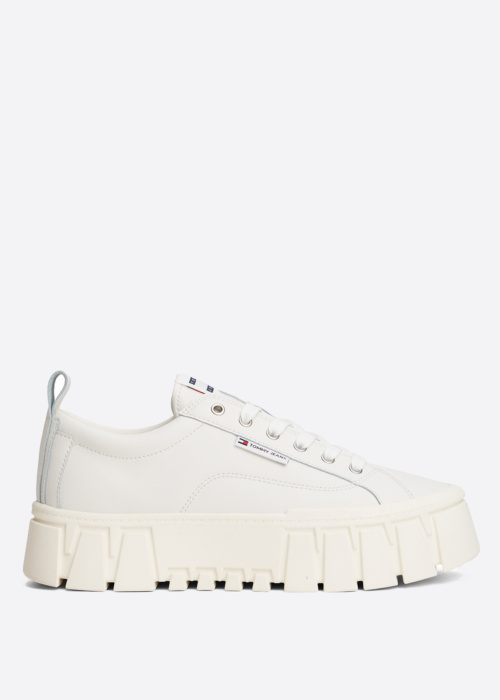 Tommy Jeans laisvalaikio bateliai Vulc Flatform Leather