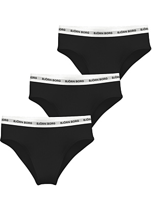 Björn Borg kelnaitės Logotipas highwaist brief 3p