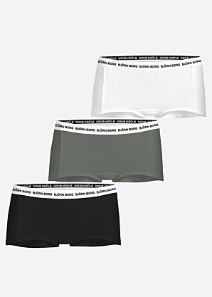 Björn Borg kelnaitės cotton stretch Logotipas shorts 3 pack