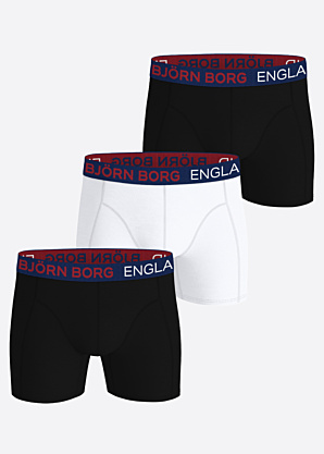 Björn Borg kelnaitės cotton stretch England 3 pack