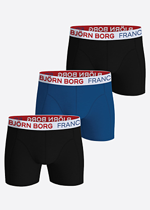 Björn Borg kelnaitės cotton stretch France 3pack