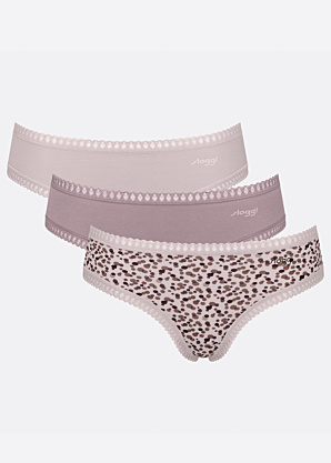 Sloggi Kelnaitės, 3 vnt. dėžutėje Go Crush Hipster