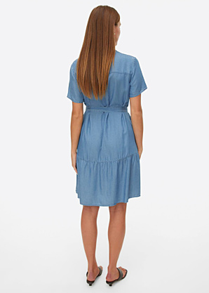 Vero Moda džinsinė suknelė Fleur