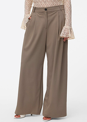 Vero Moda ilgos kelnės Stella Wide Pleat