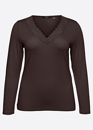 Vero Moda Curve marškinėliai Rosa
