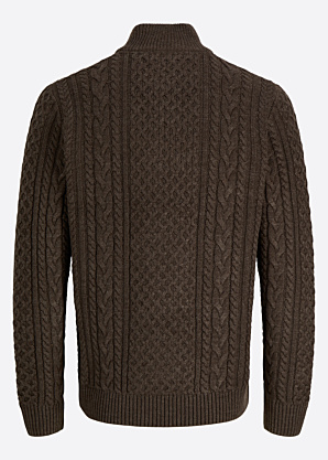 Jack & Jones megztinis Callum Cable Half Zip