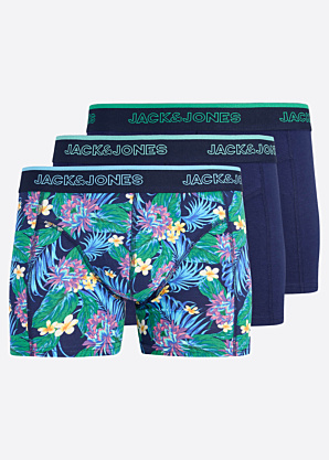 Jack & Jones kelnaitės Aaron Flower 3 Pack