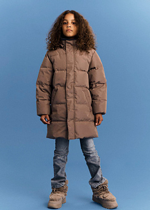 Name It Kids dygsniuota žiemine striuke Medow03 Puffer Long