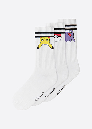 Name It Kids kojinės Morten Pokemon 3 pack