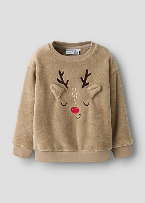 Name It Mini džemperis Reindeers Rlx Teddy