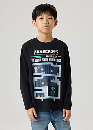 Name It Kids marškinėliai Ar Minecraft