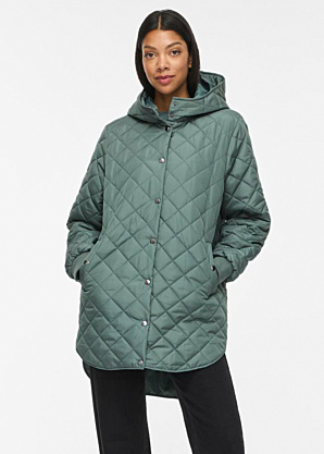 Vila dygsniuotas pavasario–rudens paltas Tate Hooded