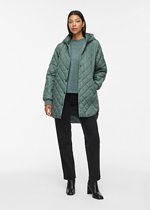 Vila dygsniuotas pavasario–rudens paltas Tate Hooded