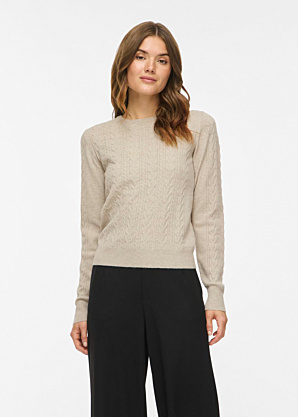 Vila megztinis Kerry O-Neck Cable