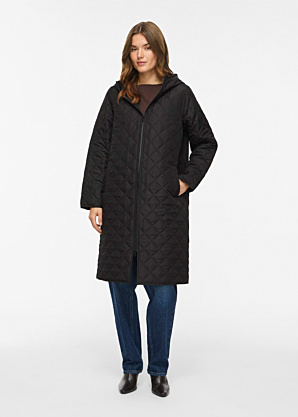 Vila pavasario–rudens paltas be pašiltinimo Tate Hooded Long