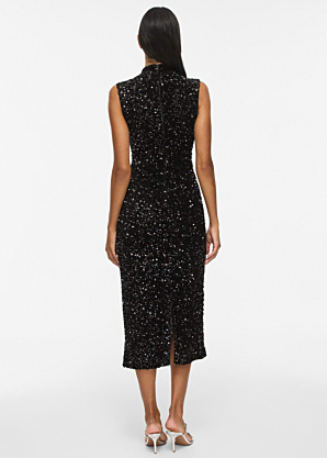 Vila formali suknelė Faith High Neck Midi