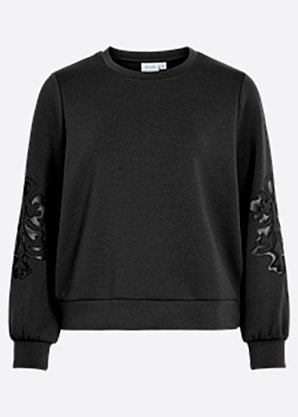 Vila džemperis Siffa Lace O-Neck