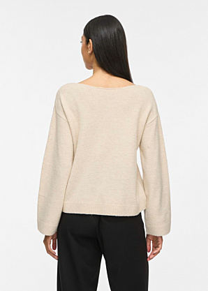 Vila megztinis Liga V-Neck Rev Lace