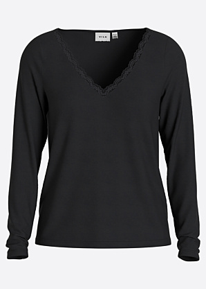 Vila palaidinė Modala Lace V-Neck