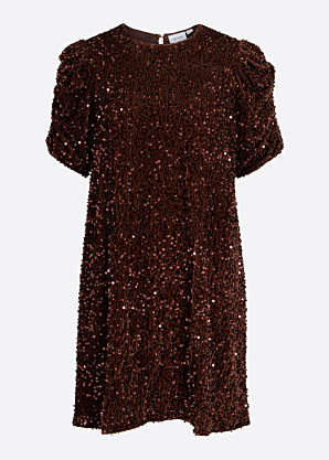 Vila formali suknelė Vibelieve O-Neck Puff Short Dress/Ka