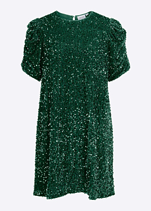 Vila formali suknelė Vibelieve O-Neck Puff Short Dress/Ka