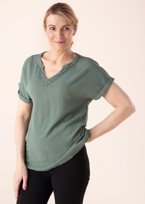 Vero Moda palaidinė trumpomis rankovėmis Agathe