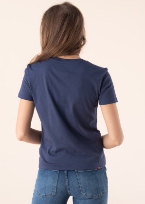 Tommy Jeans marškinėliai Tjw Regular Džersis Neck