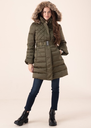 Guess pūkinis paltas Lolie