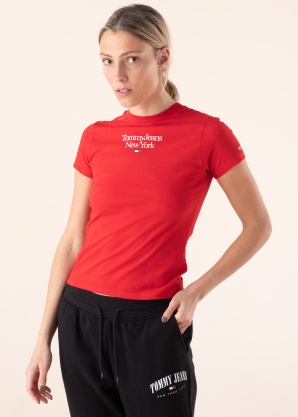 Tommy Jeans marškinėliai Essential Logotipas