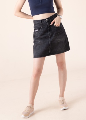 Tommy Jeans džinsinis sijonas Mom