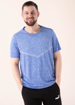 Nike bėgimo marškinėliai Df Rise 365