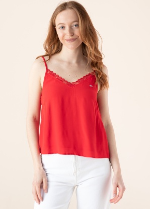 Tommy Jeans viršutiniai marškinėliai Essential