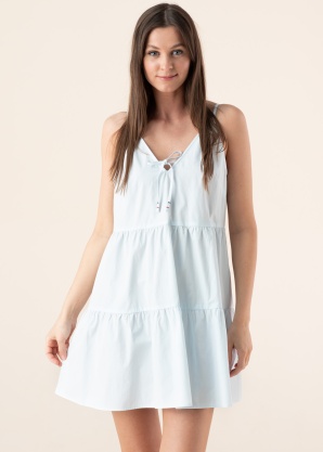 Tommy Jeans suknelė Poplin Tiered