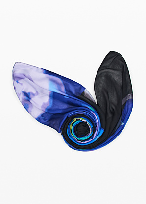Desigual pavasario-rudens šalikas Degrade Blue