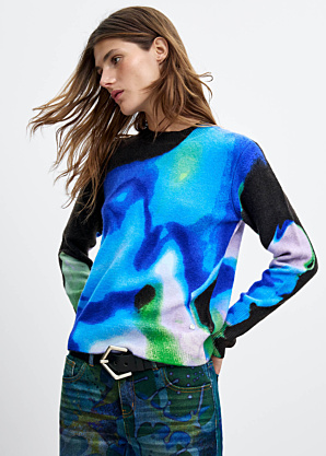 Desigual megztinis Clouds Lacroix