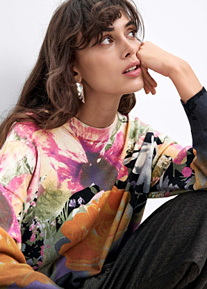 Desigual megztinis Rose Degrade Lacroix