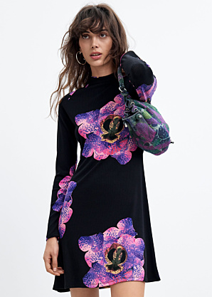 Desigual megzta suknelė Orchidpurple Lacroix