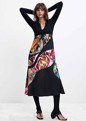 Desigual suknelė Bouquets Lacroix