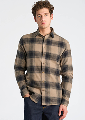 Lindbergh marškiniai Heavy Checked Twill