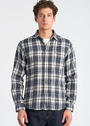 Lindbergh marškiniai Overdyed Checked