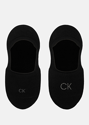 Calvin Klein kojinės Footie Mid Cut 2 pack