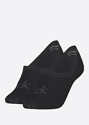 Calvin Klein kojinės Footie High Cut 2 pack