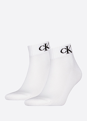 Calvin Klein kojinės Quarter Monogram 2 poros